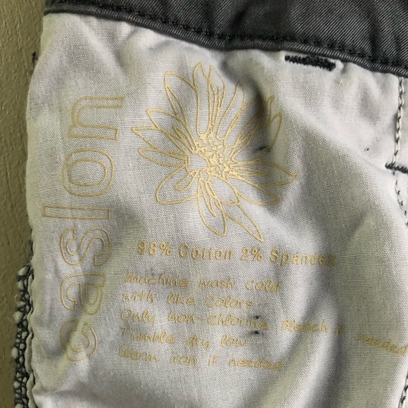 Caslon Retro Khaki Pants Style Wide Leg Mid Rise Casual Pants Gray Size 2 - Picture 3 of 16